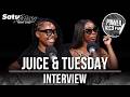 Juice And Tuesday On Creating Their Viral Song "Juice Week Pt. 2" Plus New Music On The Way!