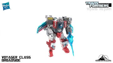 Optibotimus Reviews:  Transformers Titans Return Voyager Class BROADSIDE