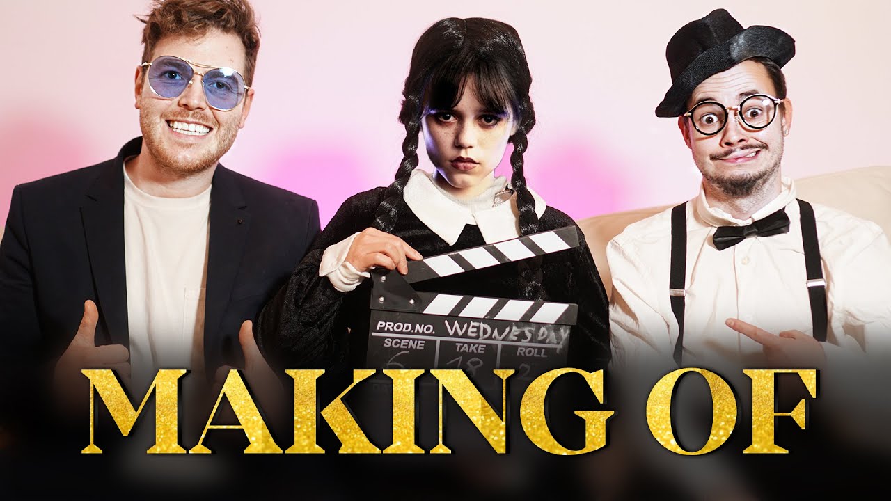 Making Of WEDNESDAY ADDAMS DANCE Song Disstrack (Hinter den Kulissen