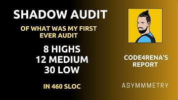 Shadow Audit + Code4rena report | Asymmetry Smart contracts