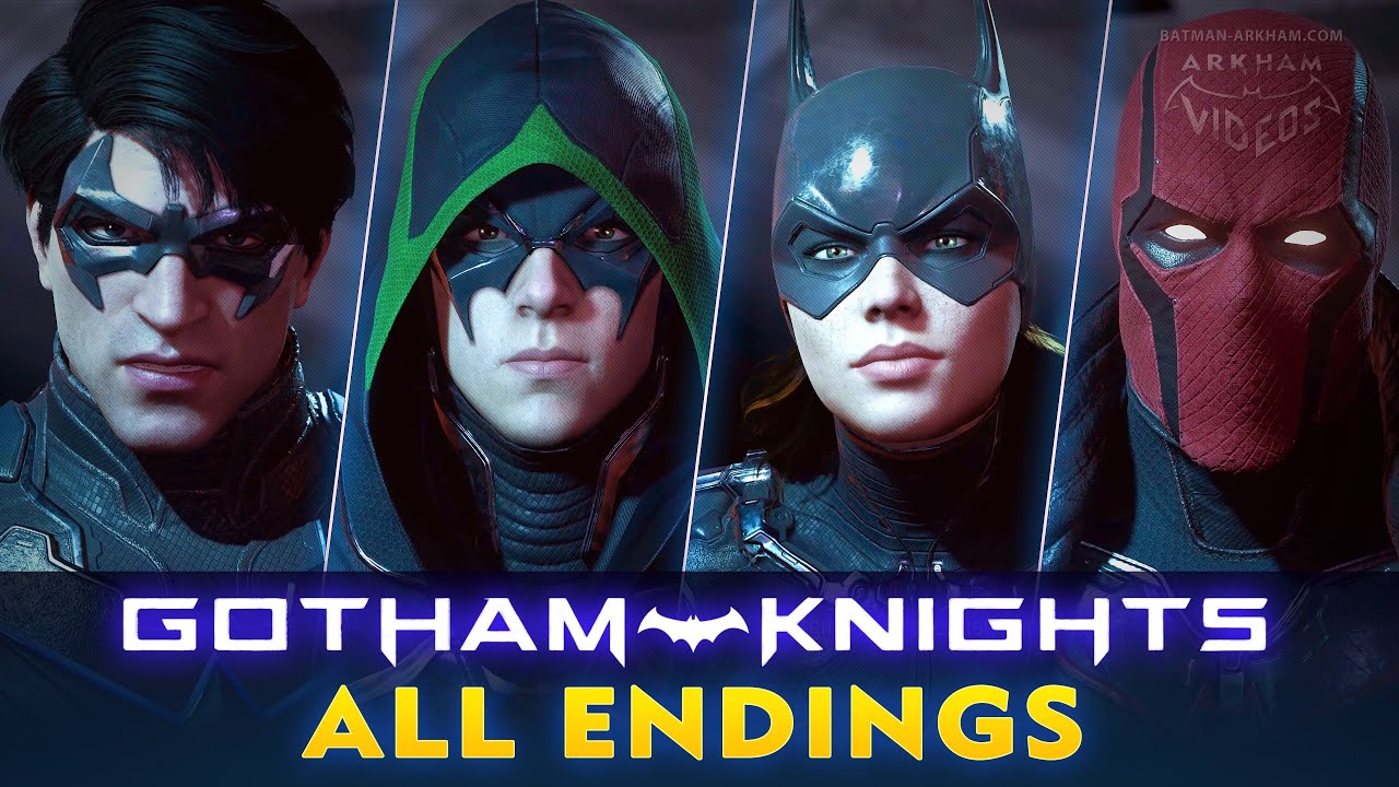 Gotham Knights - All Characters Endings and Final Boss Fights [4K 60fps] -  YouTube