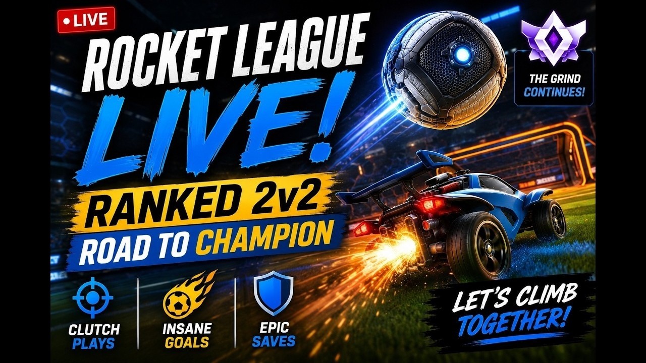 LIVE Rocket League Ranked 2v2 | Road to Champion | Can We Rank Up Today? by ViscoseTax21