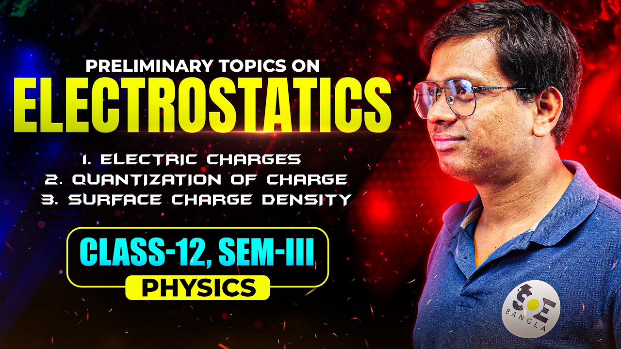 Class 12 Physics: Electrostatics ( স্থির তড়িৎ ) | Electric Charge, Coulomb’s Law, Electric Field