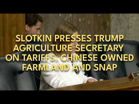 Slotkin to Trump official: When it comes to our farmers, I need facts