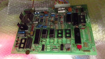 Bally pinball FATHOM Squawk & Talk sound board: boot up and test