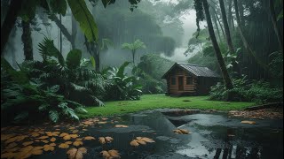 Night Thunderstorm Ambience with Rain for Sleeping Better, Studying, and Quiet Reflection