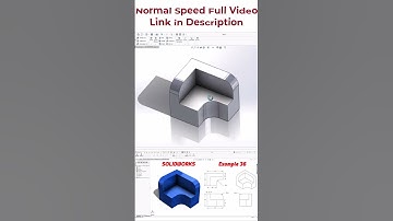 Quick 3D Modeling in SolidWorks – Beginner Example #Shorts #solidworks #ansysfluent