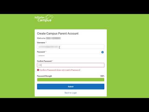 Creating a Parent Portal Account