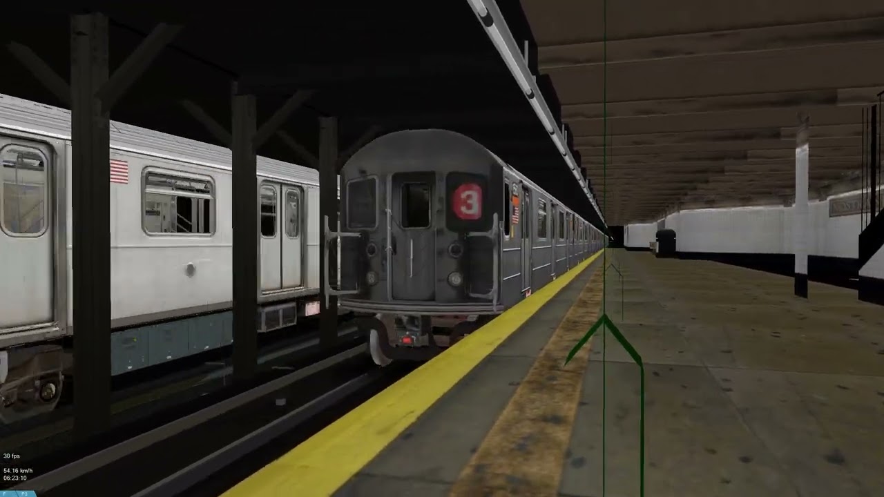 OpenBVE: R62A and R142A 3 & 4 Train at Kingston Ave