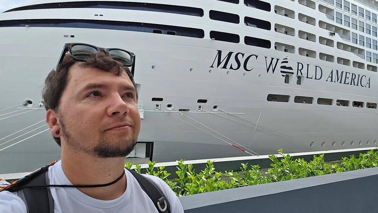 Disembarking MSC's World America. Plus, my crazy flight home! 😵‍💫😷