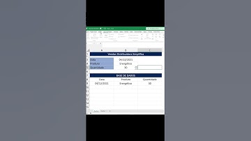 Como Cadastrar Itens de Forma Automática no Excel Utilizando Macro #excel #excelbr #produtividade