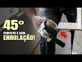 COMO MARCAR E FAZER 45 GRAUS NA CERÂMICA COM O ESQUADRO! (DICA FÁCIL)