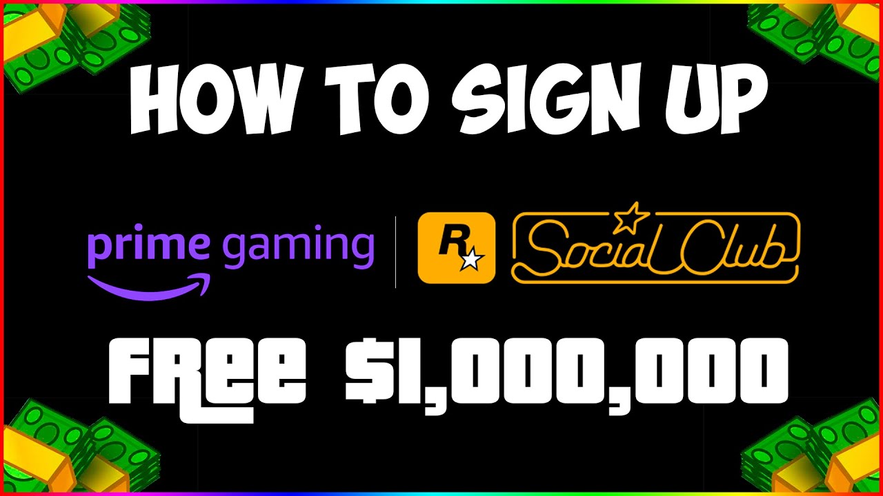 How To Link PRIME GAMING to Rockstar Social Club : GTA 5 Online / RDR2  Online 