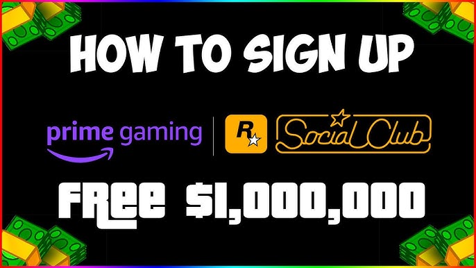 How To Link PRIME GAMING to Rockstar Social Club : GTA 5 Online