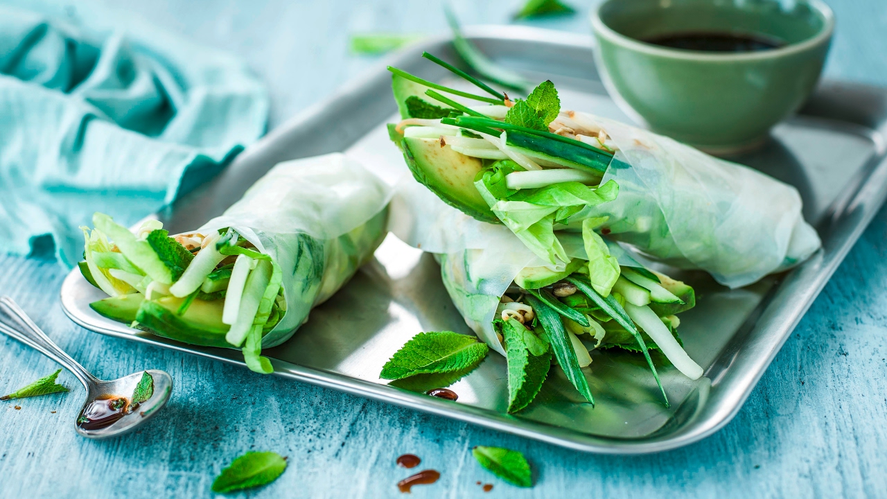 Recette rouleaux d’été verts Rouleaux de printemps vietnamiens FOOBY YouTube