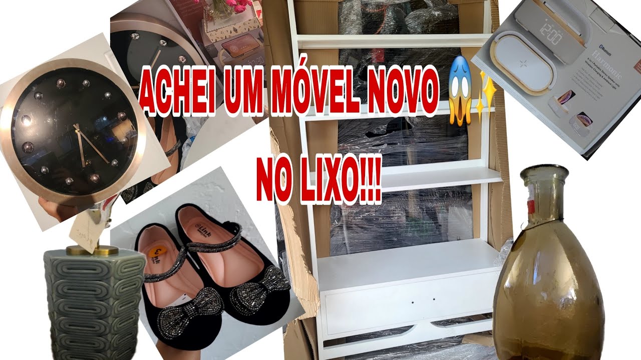 Encontrei um móvel novo no DUMPSTER.                  E muitas coisas lindas!!