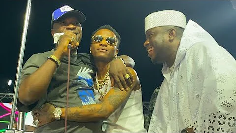 WIZKID SURPRISED K1 DE ULTIMATE ON STAGE AT K1 NEW YEAR FEST 4.0