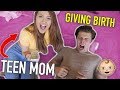Trying Labor Pain Simulator With TEEN MOM (Allie Brooke) | Brian Redmon