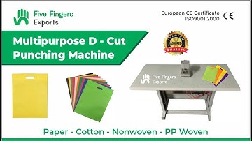 Multipurpose D Cut Punching Machine | Top-quality D - Cut Punching Machine | Five Fingers Exports