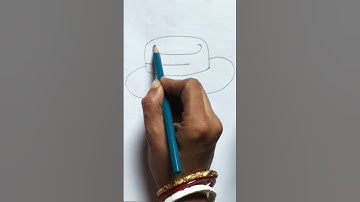 hat drawing using pencil #shorts