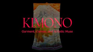 Kimono Garment Canvas and Artistic Muse