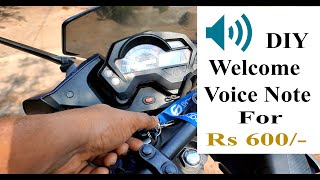 #Yamaha Fazer16 Welcome Voice Note DIY.