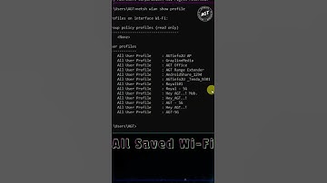 Find Saved Wi-Fi Password Windows 10 / 11 PC