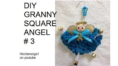 Crochet Granny Square Angel: DIY Christmas Ornament Pattern