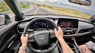 2024 Toyota Grand Highlander (Hybrid MAX Platinum AWD)  POV First Driving Impressions