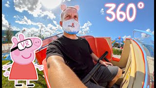 360º VR Daddy Pig's Roller Coaster at Peppa Pig Theme Park Florida