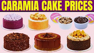 Caramia Cake Price 2024 Near Me | Brithday, Dedication, Anniversary Cake Menu with Price List