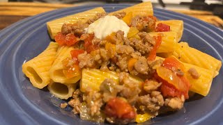 Rigatoni With Sweet Italian Sausage by Mama Ray Ray In The Kitchen 518 views 3 months ago 7 minutes, 52 seconds