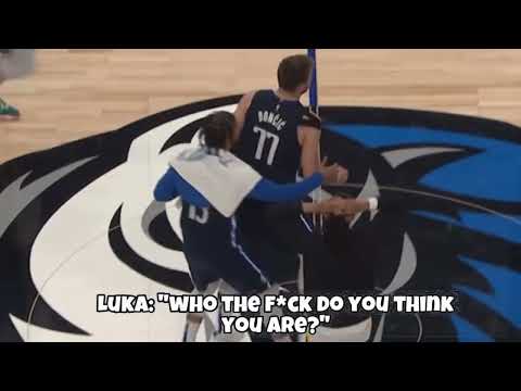 *FULL CAPTIONS* Luka Doncic Trash Talks Andrew Wiggins After Poster! Wants To Fight Curry & 