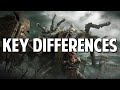 The key differences between dark souls and elden ring