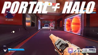 first time playing split gate 2 (the game that combines halo and portal)