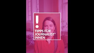 Tipps für Journalist*innen: Aline Abboud