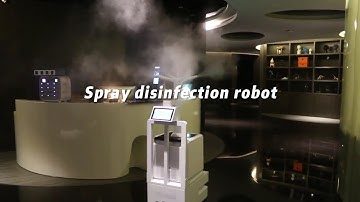 Fully Automated Driverless Spray Disinfection Robot