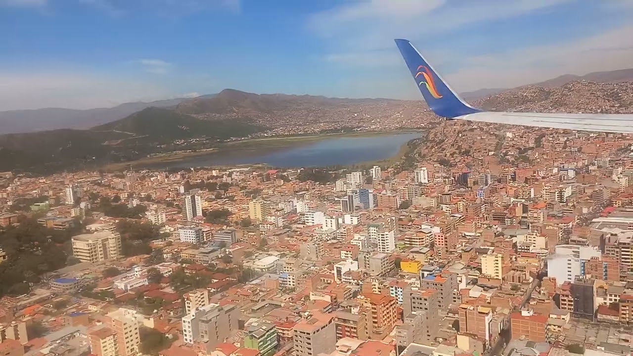 Blick/Vista/View El Alto - Cochabamba (Bolivien-Bolivia) vom Flugzeug/desde el avión/from the plane