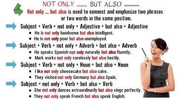 NOT ONLY BUT ALSO: How to Use "Not only...but also" Correctly!