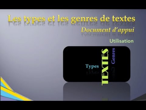 les-types-et-les-genres-de-textes---À-quoi-servent-ces-schémas?