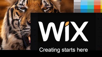 Creating a Wix website. Timelapse