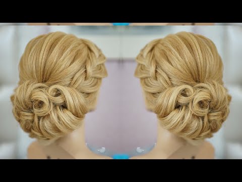 Repeat Quick And Easy Updo Hairstyles With Braid Elegnat Updo