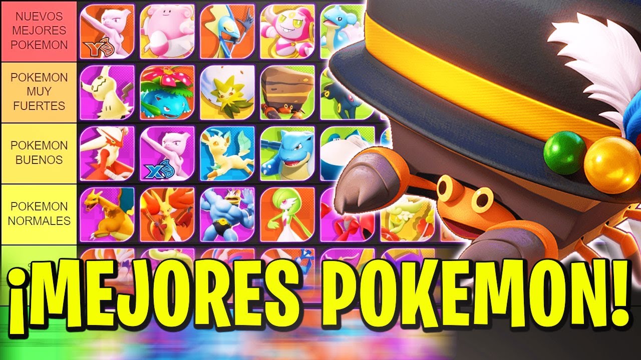 NUEVOS MEJORES POKEMON RANKED MASTER en POKEMON UNITE ACTUALIZACION ...