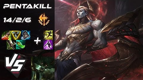 TOP Zaahen vs Warwick [PENTAKILL] - EU Challenger Patch 25.23