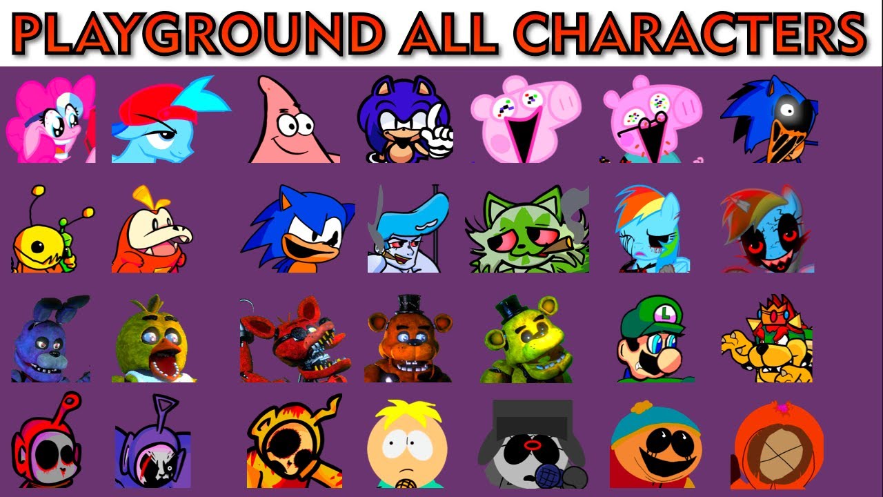 FNF Character Test, Gameplay VS My Playground, ALL Sonic Test #fypシ