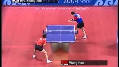 Ryu Seung Min vs Wang Hao 　-　2004  Olympics　Final