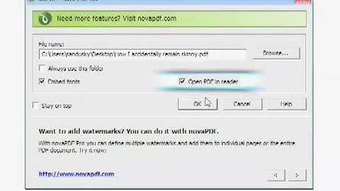 DiggyPOD PDF Creation Instructions for Windows 7