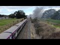 Steam engine headed for Melbourne