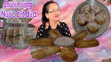 🇺🇸 Món Ăn Tuổi Thơ // Chuối Nướng Nước Cốt Dừa . Hạnh Mời Cả Nhà Thưởng Thức