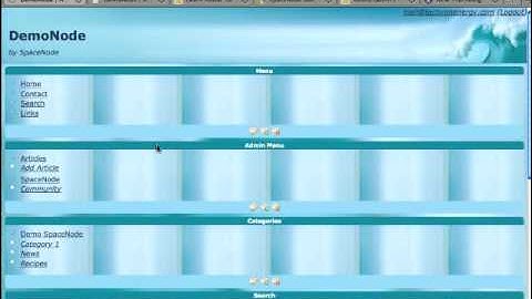 SpaceNode Tutorial: Creating a Site Map